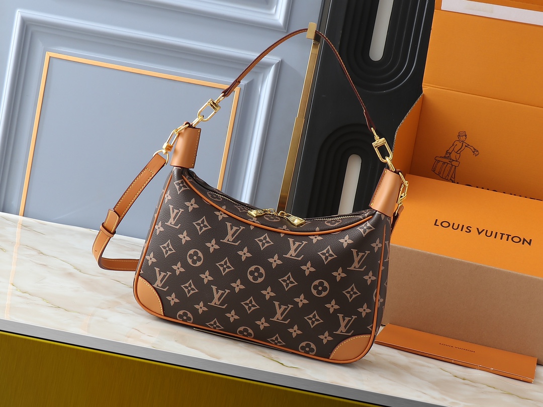 LV Classic Handbag Monogram Canvas Model M14196 Evening Party Premium